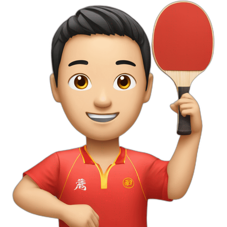 Sunyingsha table tennis player chinese emoji