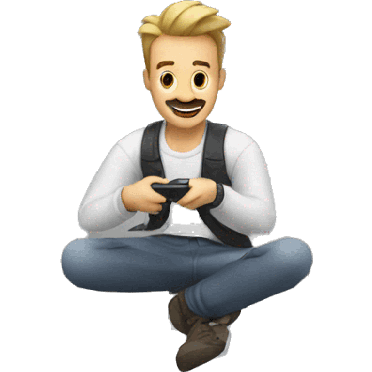 "stylish man playing video games" emoji