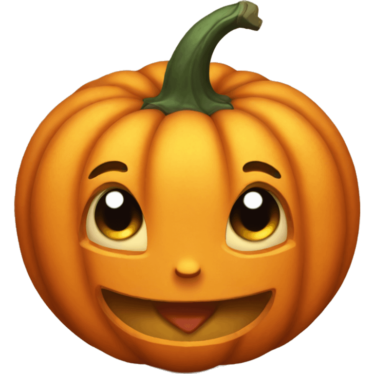 Cute pumpkin  emoji