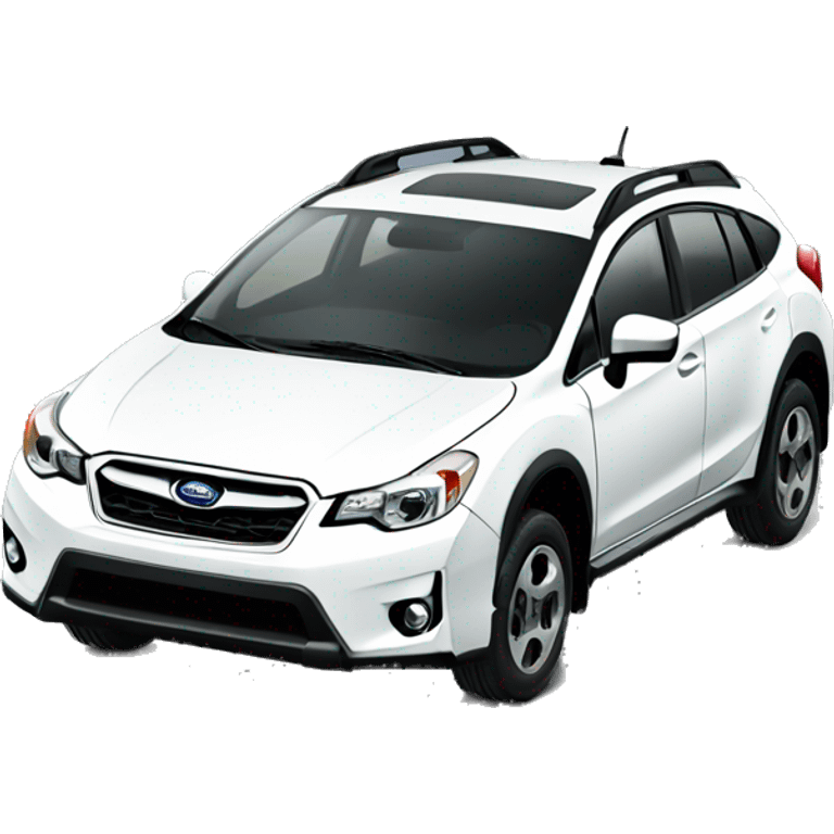 white Subaru XV  emoji