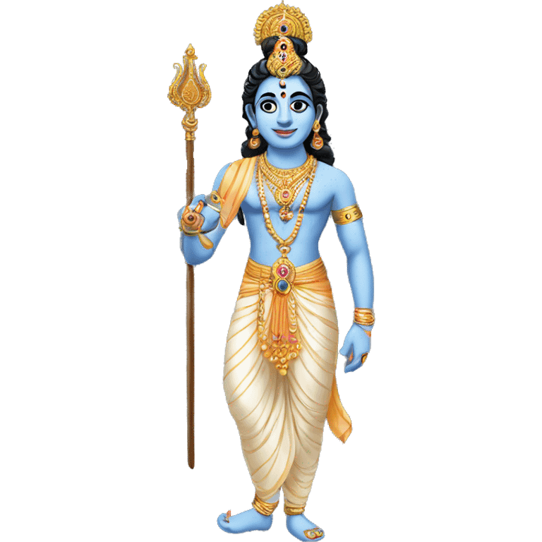 Lord Krishna full body emoji