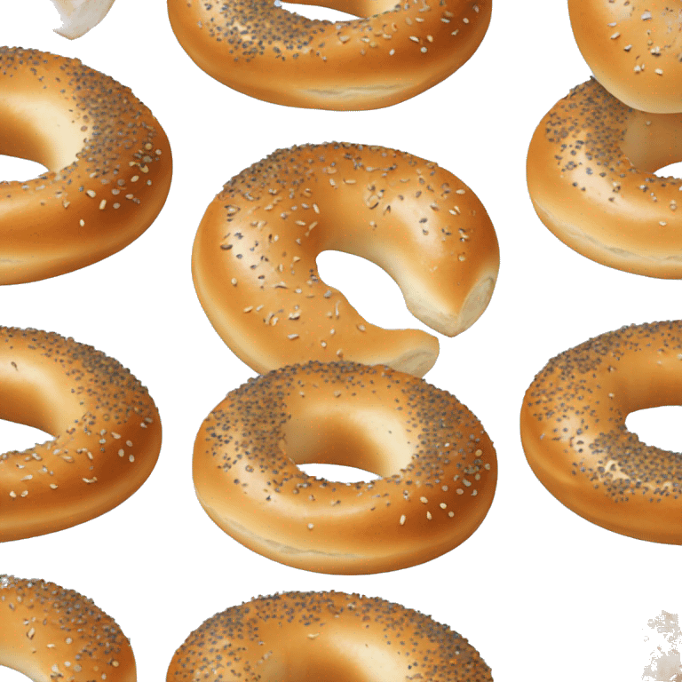 bagel with poppy seeds emoji