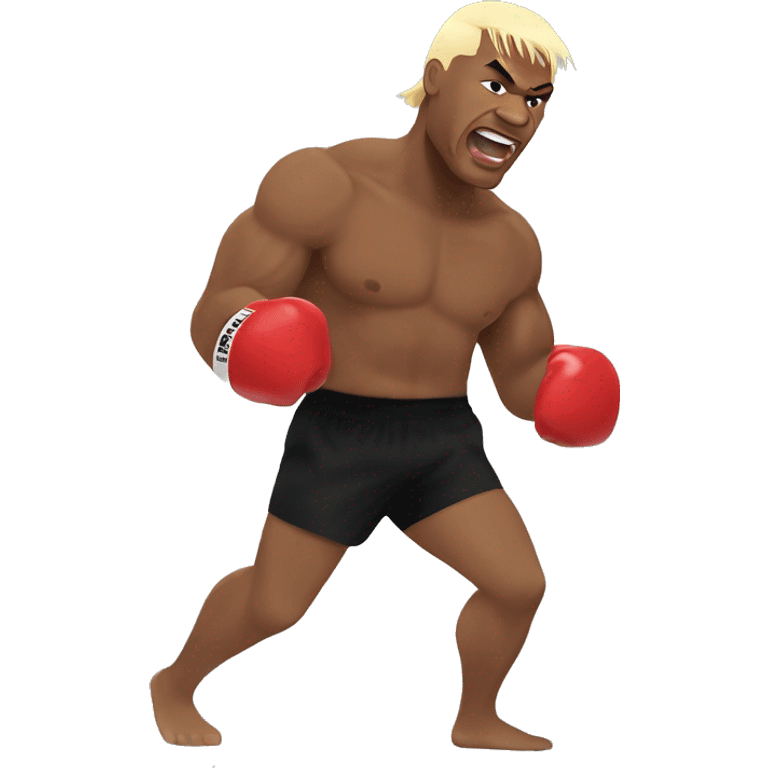 Mike Tyson knocking out Jake Paul emoji