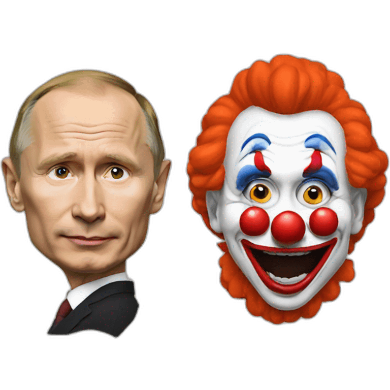 Putin en clown emoji