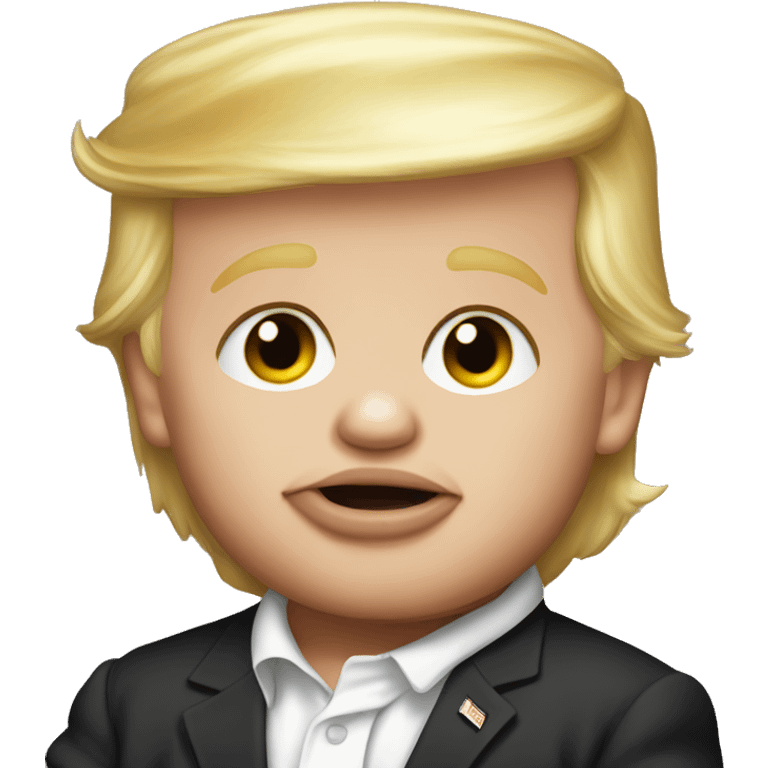 Donald trump as a baby emoji