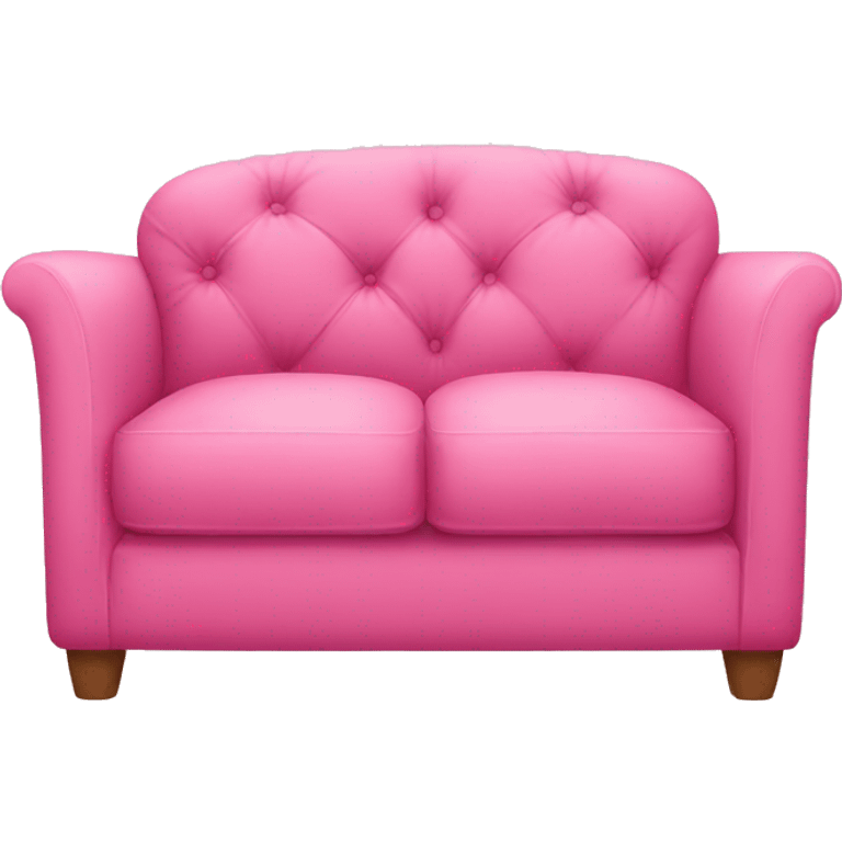 Pink loveseat emoji