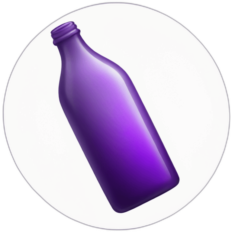 purple bottle emoji