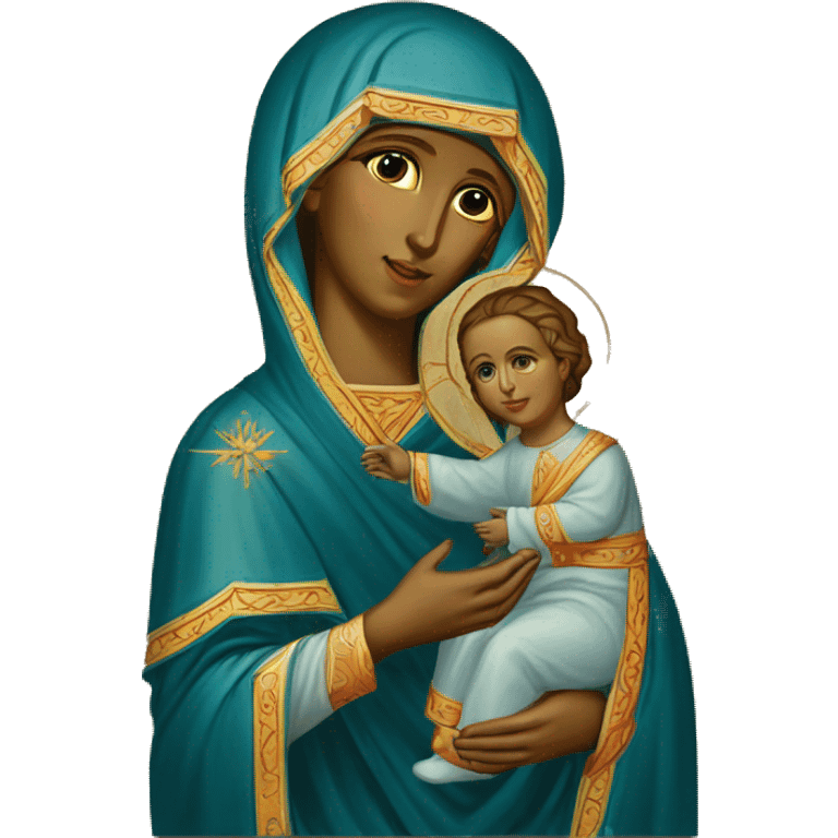 Orthodox Icon Theotokos emoji