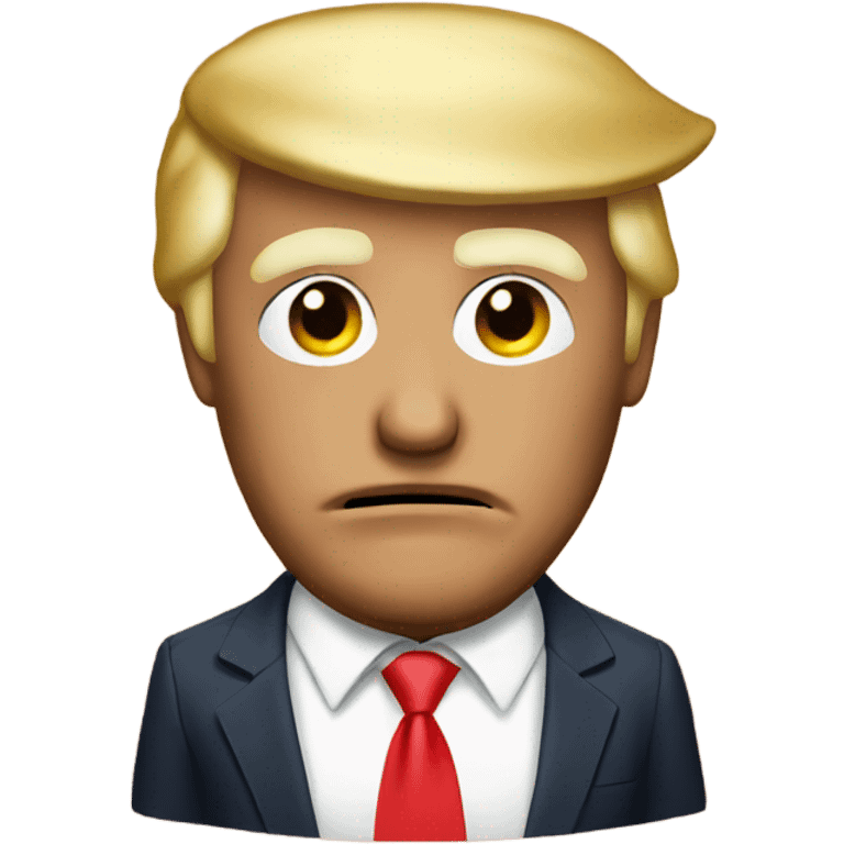 Donald Trump with mask on  emoji