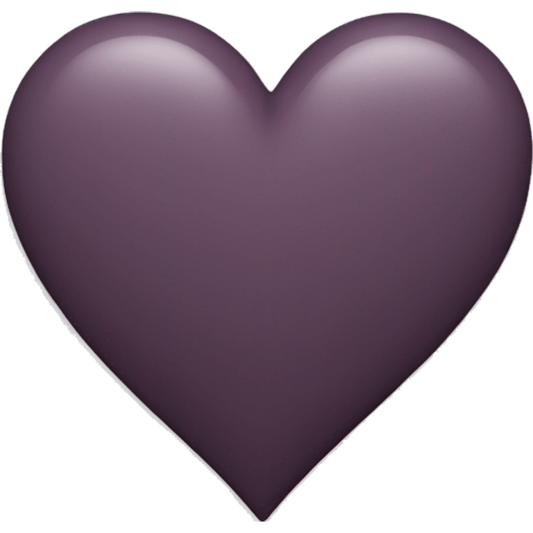 Dark mauve heart emoji