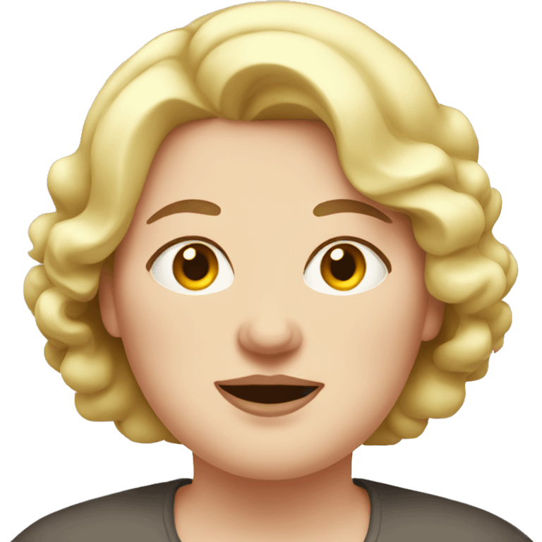 fat white lady emoji