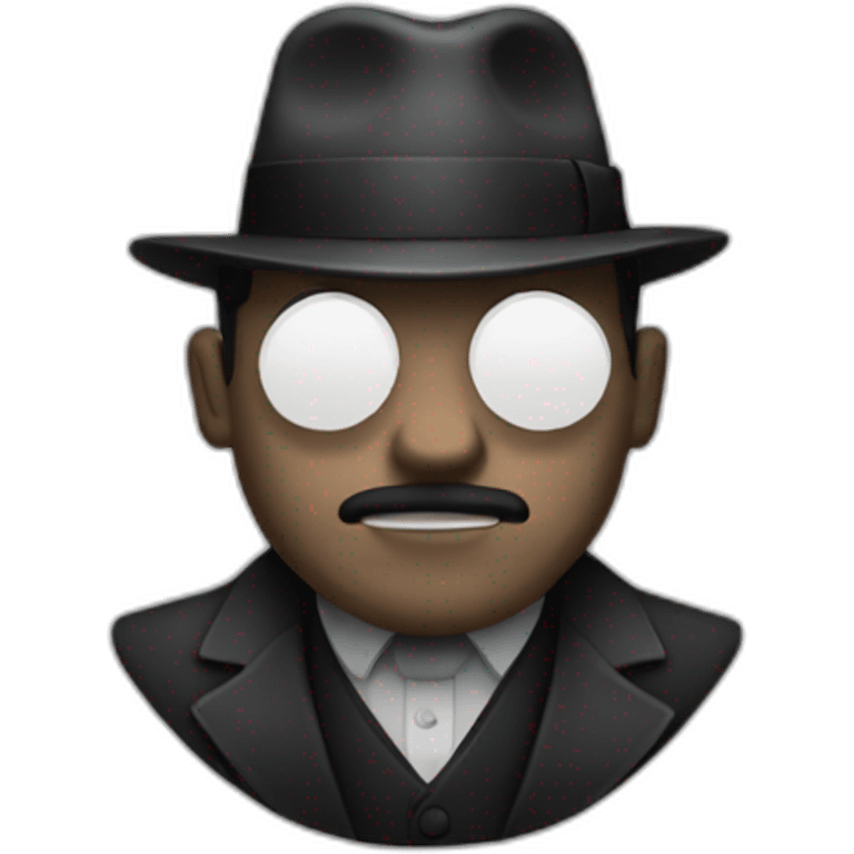 Mafia man emoji