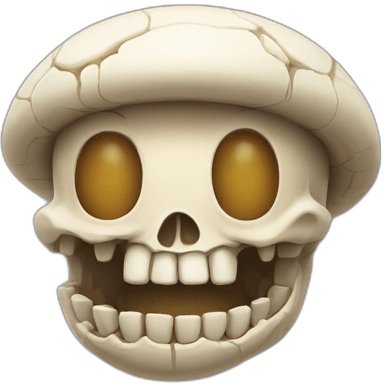 Smiley dry bones from super Mario  emoji