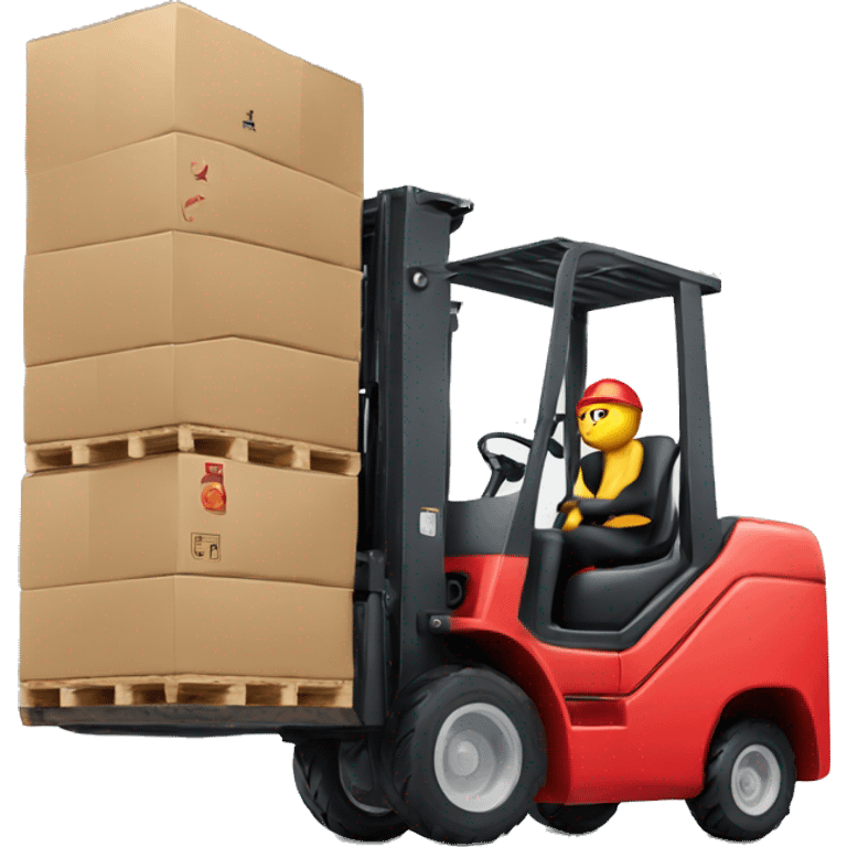 forklift red emoji