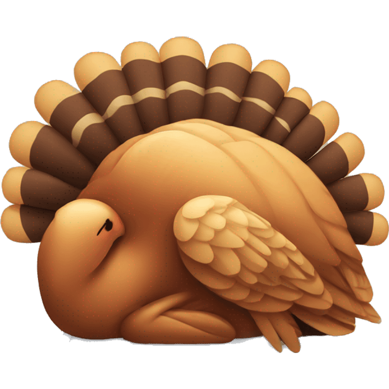 Turkey sleeping  emoji