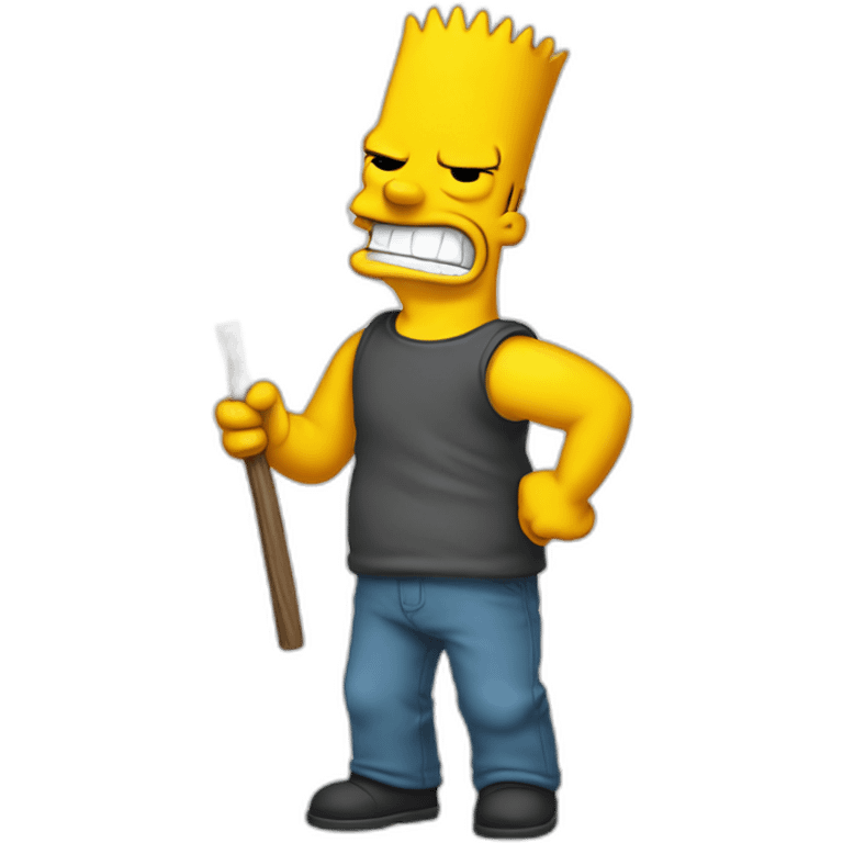 Bart Simpson holding a banner with the text 'Perftet!' emoji