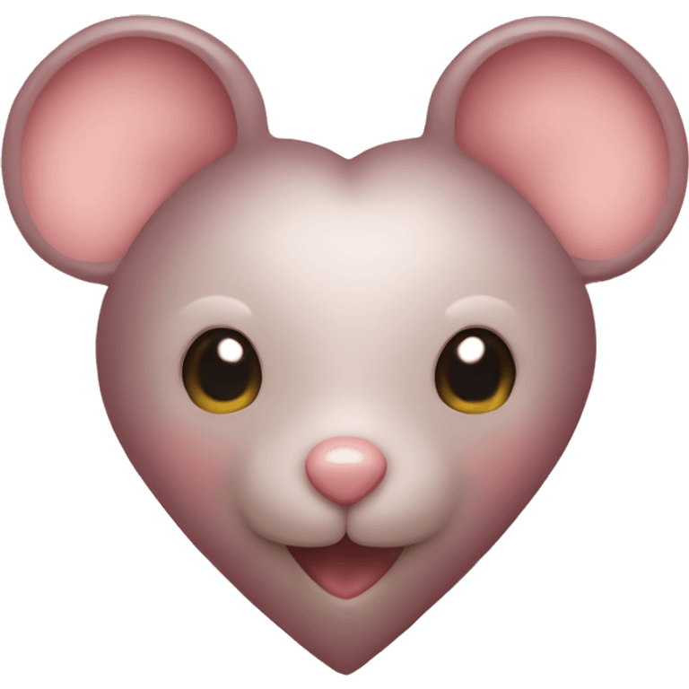 mouse heart emoji