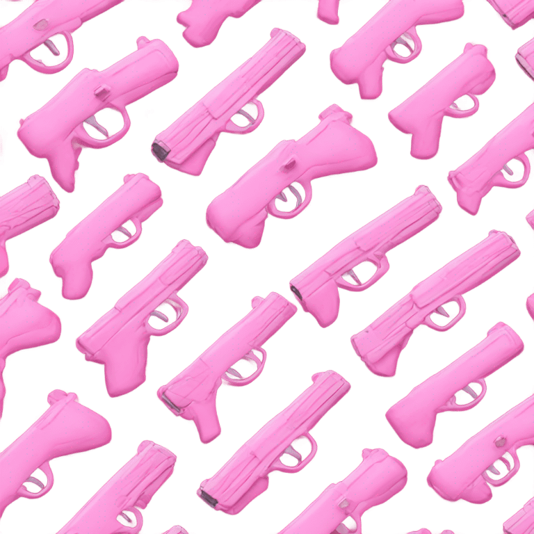 Pink girly gun emoji