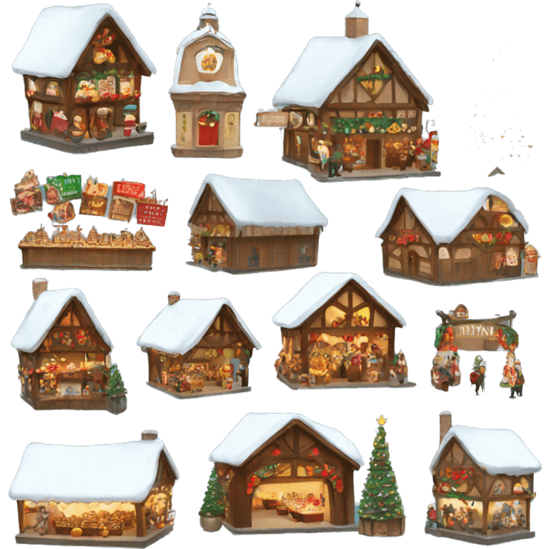 christmas market  emoji