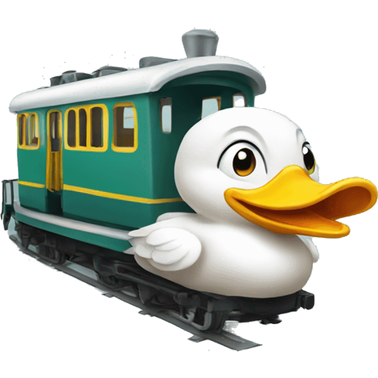 train duck emoji