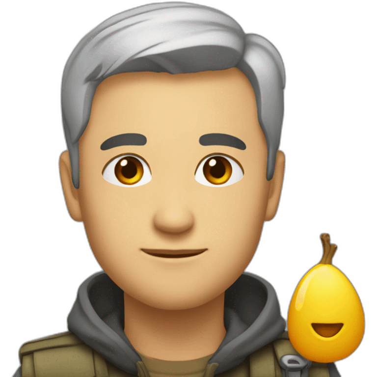 еж с бутылкой пива emoji