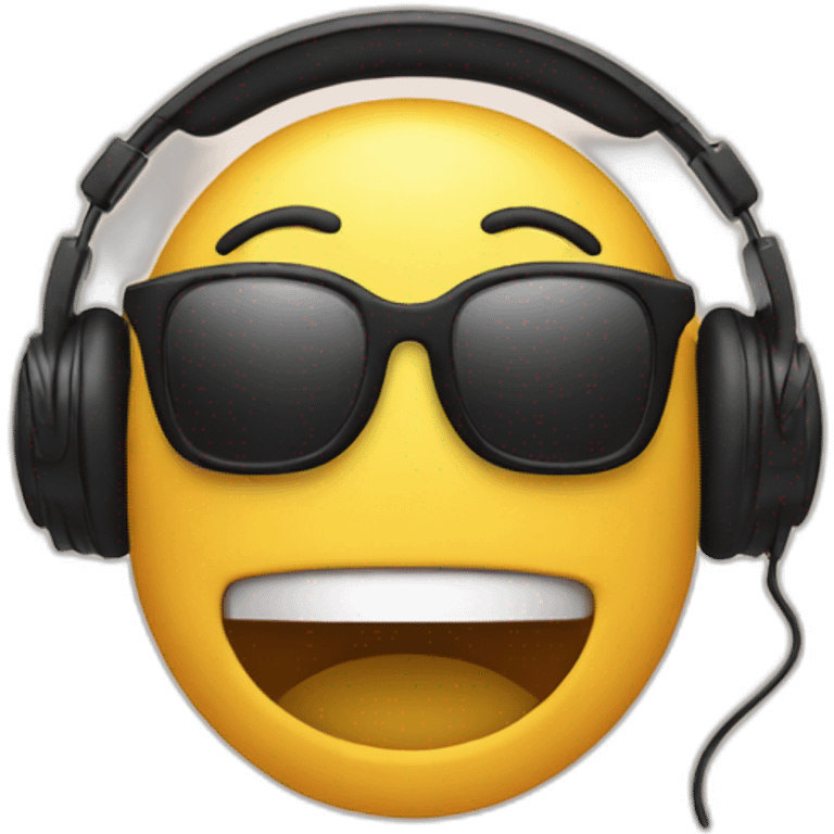 Emoji listening to music  emoji