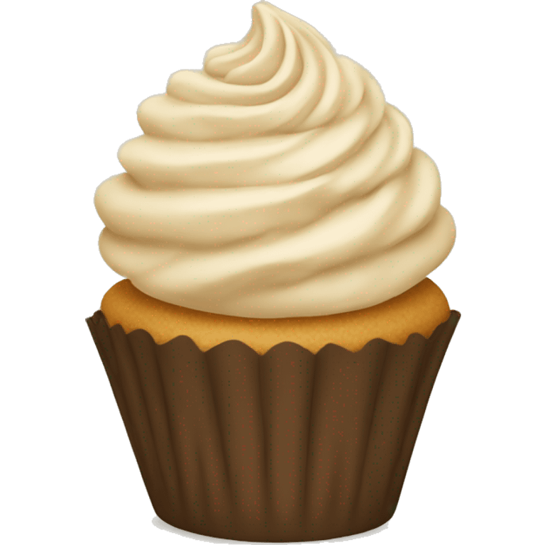 beige cupcake emoji