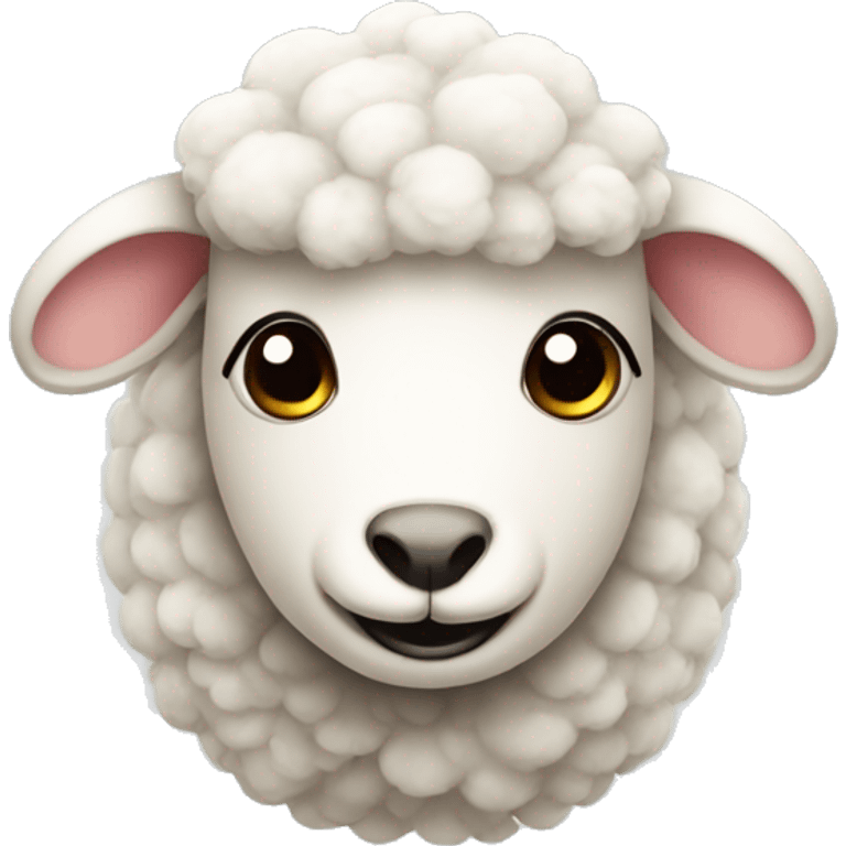 Cute sheep emoji