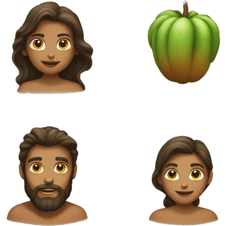 bible adam and eve emoji