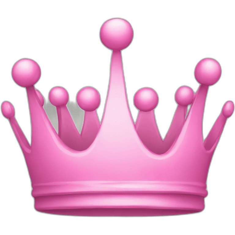 Crown pink emoji