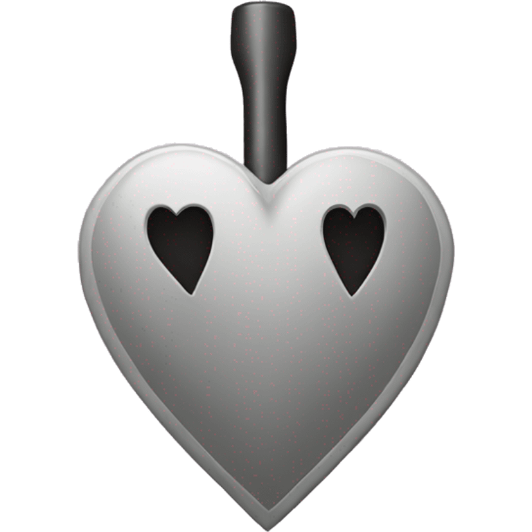 Heart with spade emoji