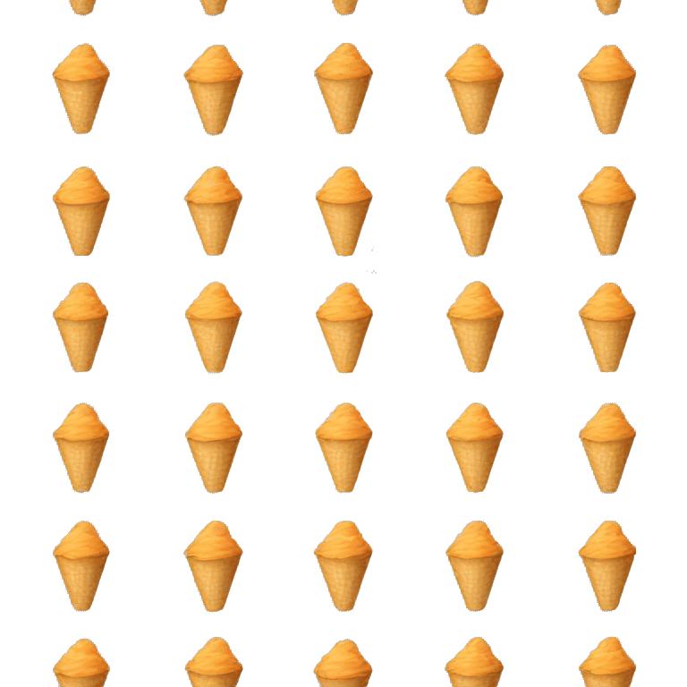 Large cone emoji