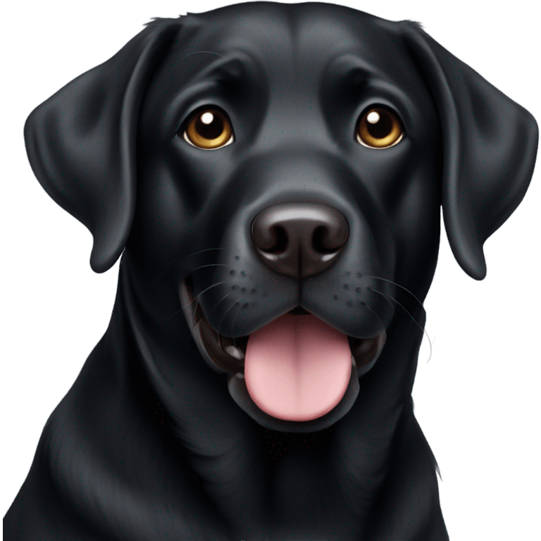 Black Labrador  emoji