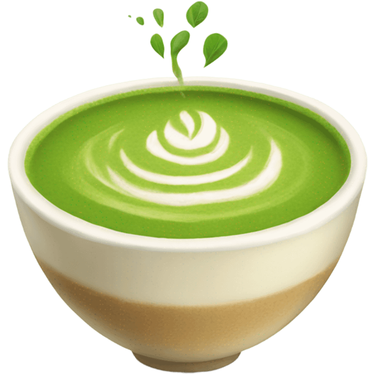 Matcha latte  emoji