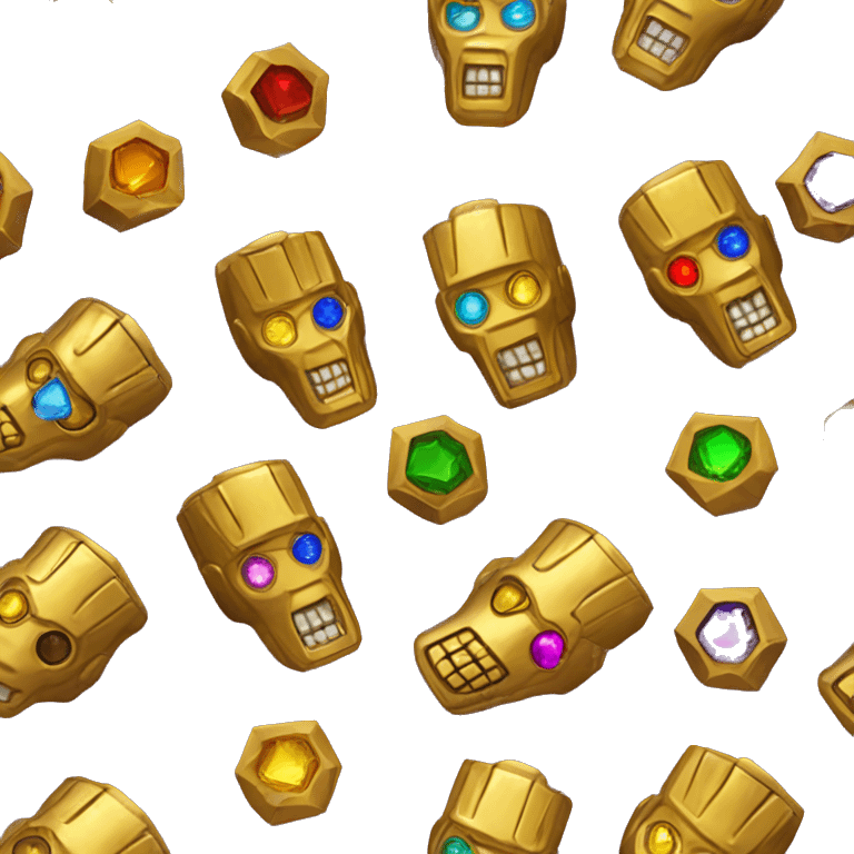 Infinity Gauntlet with 6 stones emoji