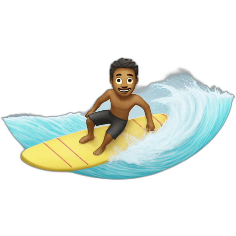 man surfing emoji