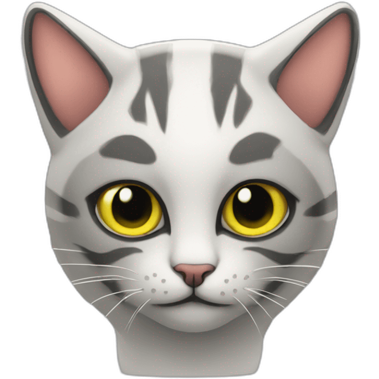 Cyber puck cat wearing dhorti emoji