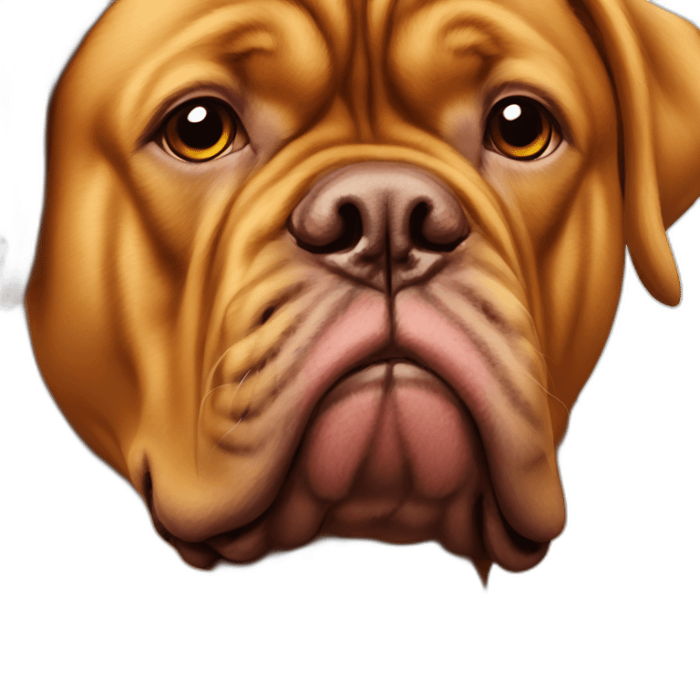 Dogue de bordeaux emoji