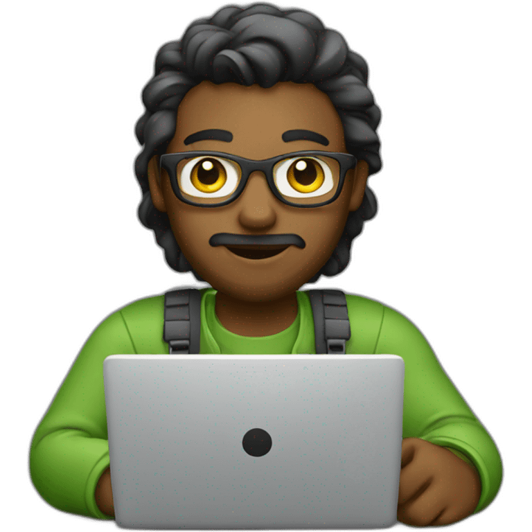 designer working on laptop emoji