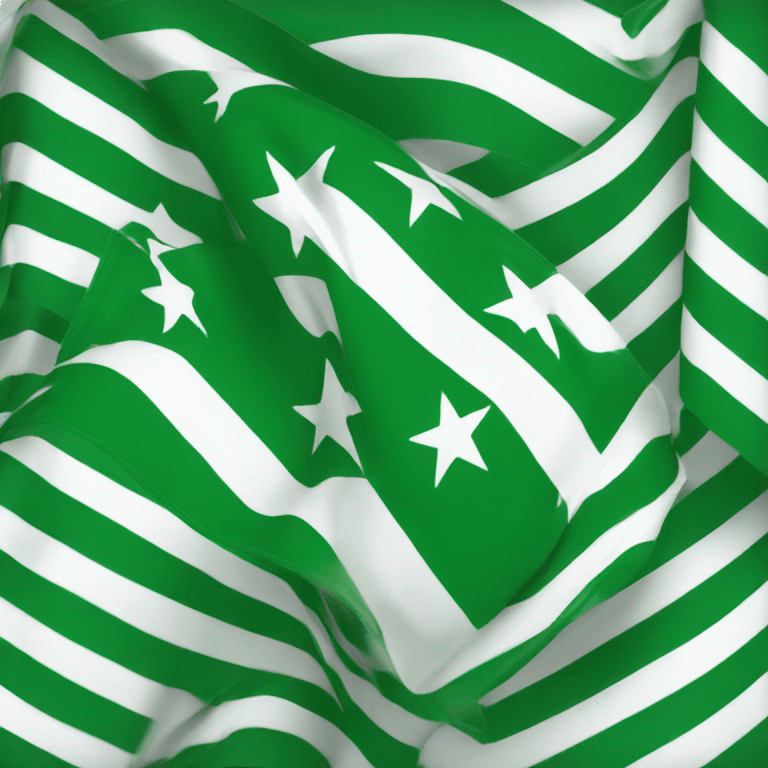 flag green white green emoji