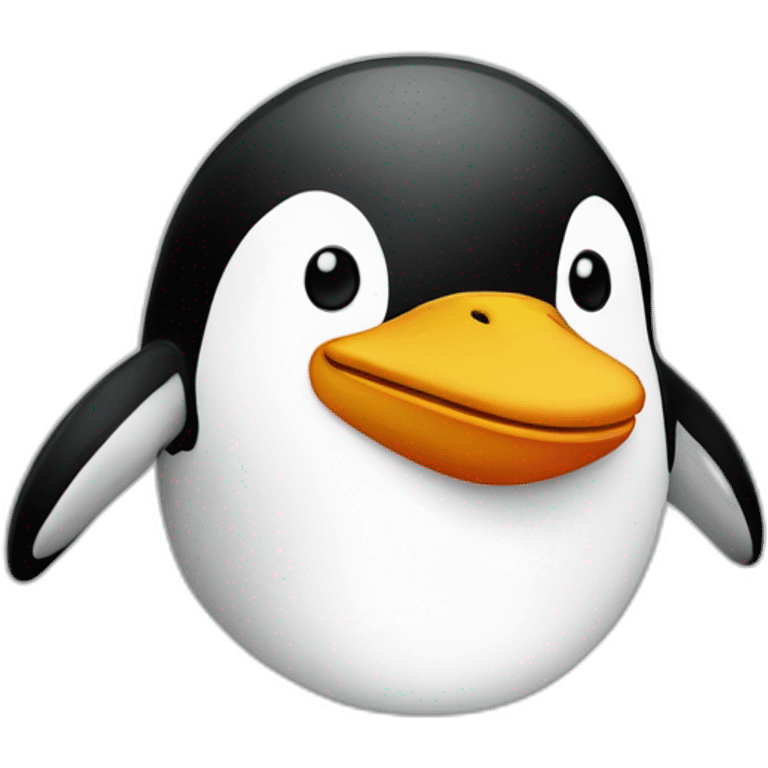 pinguin with nike rouge emoji