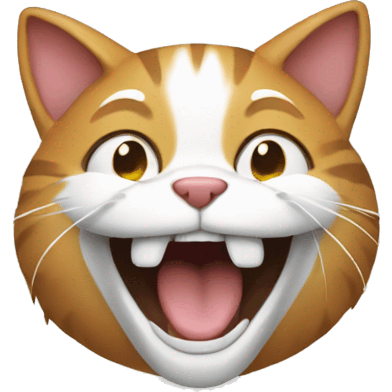 Laughing cat emoji