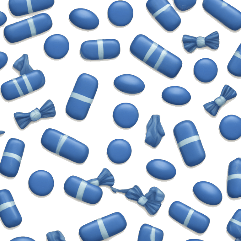 Blue Navy Candy emoji