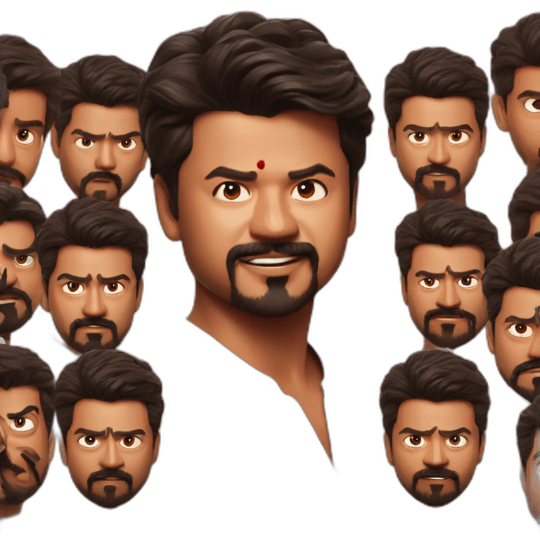 Thalapathy vijay in leo movie emoji