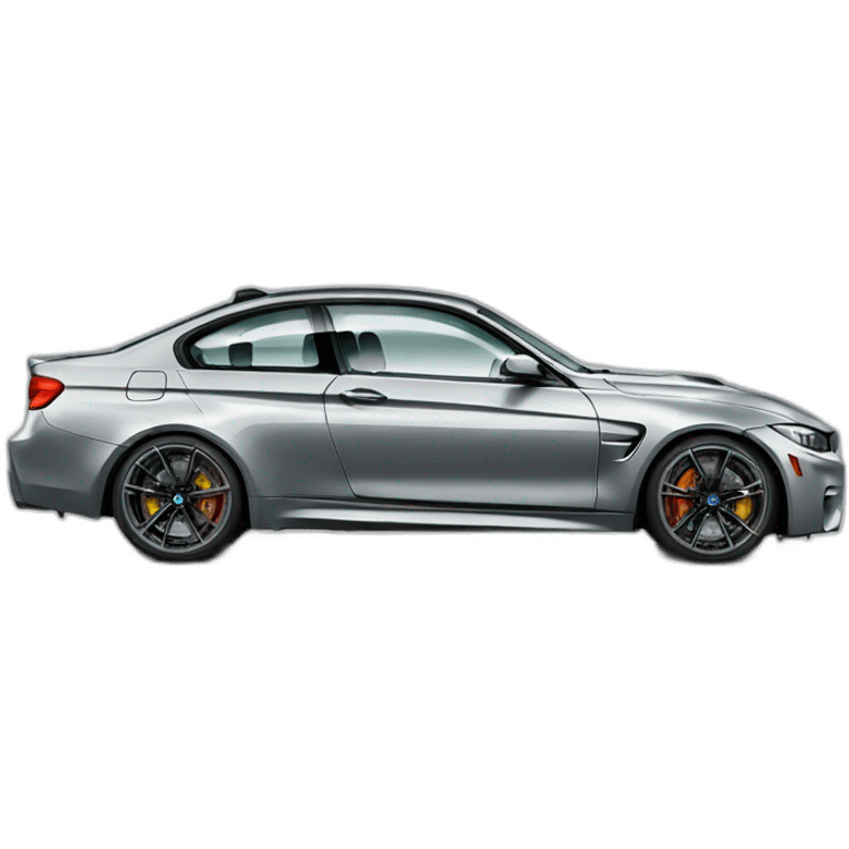 Grey bmw m3  emoji