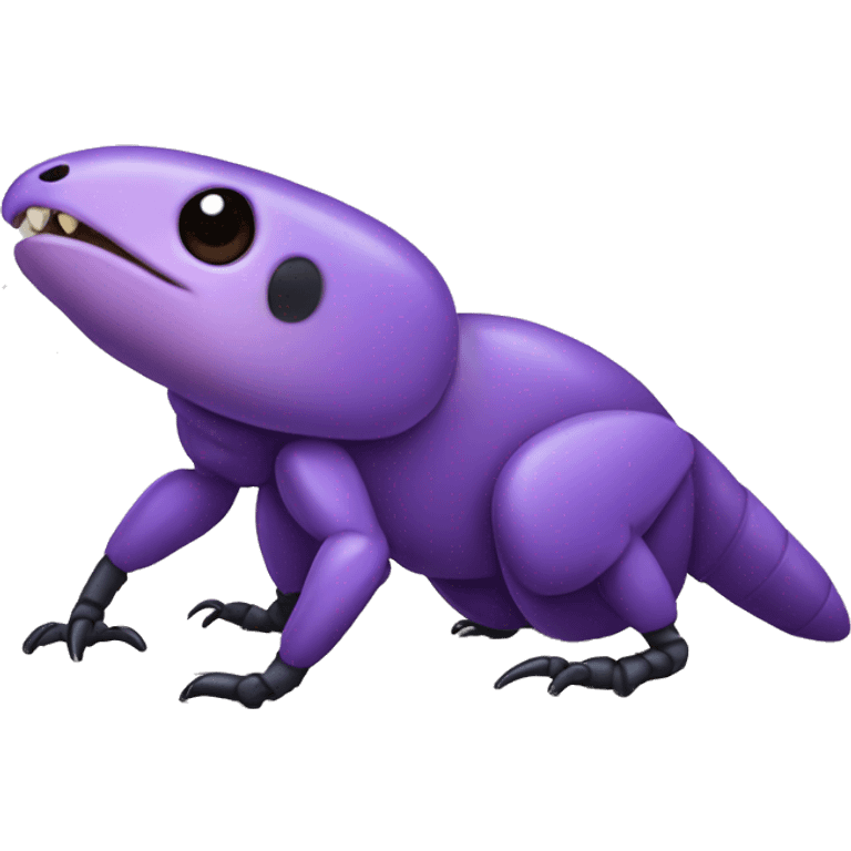 purple ant eater aardward emoji