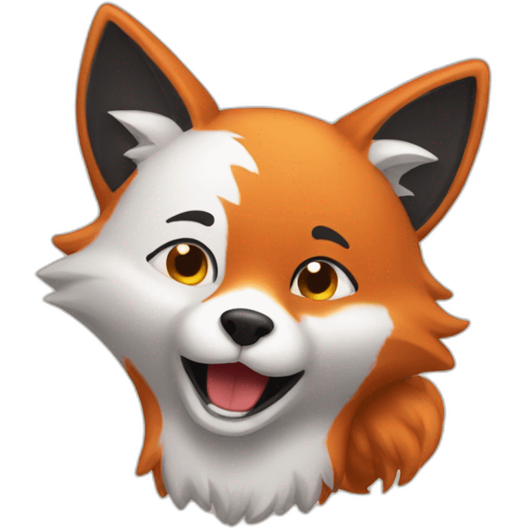 Good night fox emoji