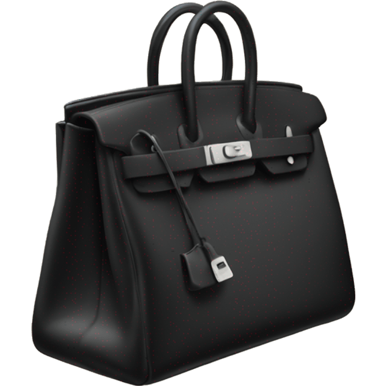 Birkin black bag emoji