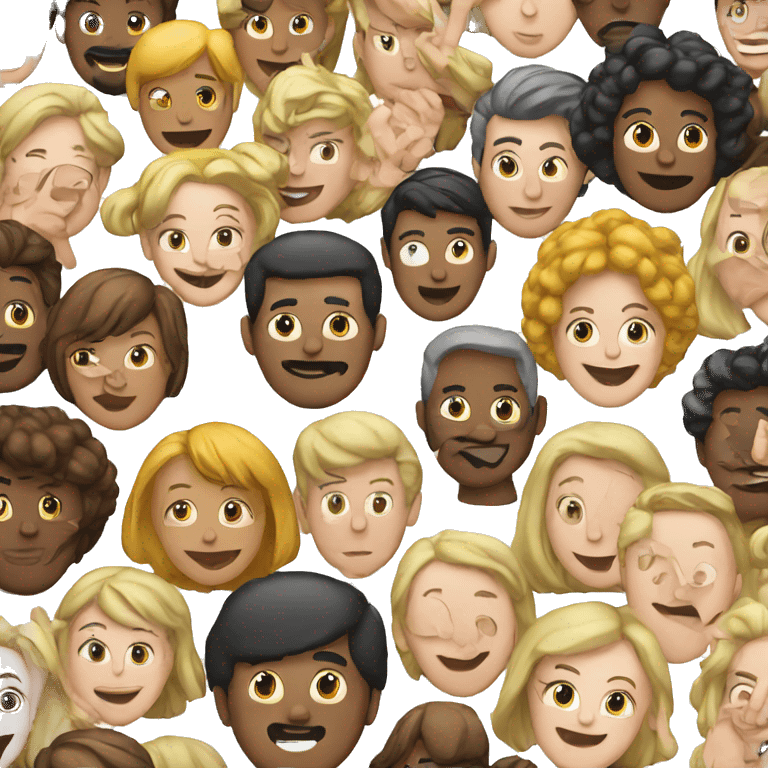 10 people scattered emoji