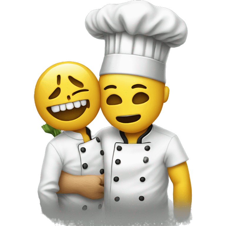 Chefs Kiss with a skull emoji instead of the yellow face emoji